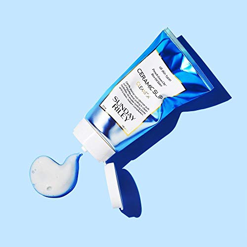 Sunday Riley Ceramic Slip Cleanser 5 Fl Oz Green - Gentle Plant-Based Face Wash
