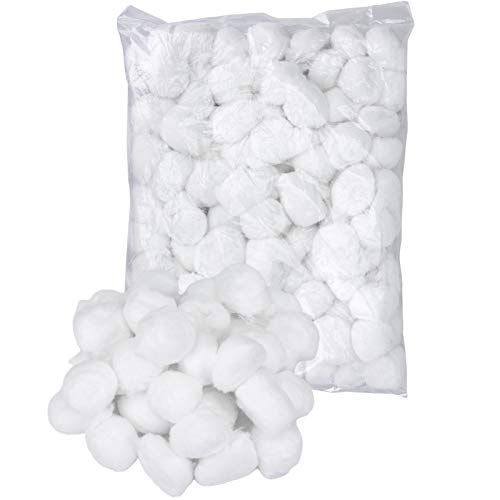 Hedume Organic Cotton Balls 500 Count - Biodegradable, Fragrance-Free, Super Absorbent for Household & Craft Use