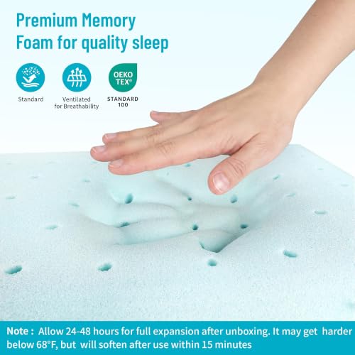 Dark Grey King Size Memory Foam Pillow Set for Side, Back & Stomach Sleepers