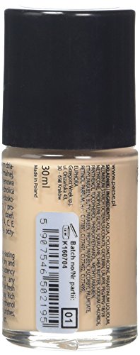 Long Cover Fluid Foundation - Shade 01 Jet Black, 30ml - Perfect for Dry & Normal Skin