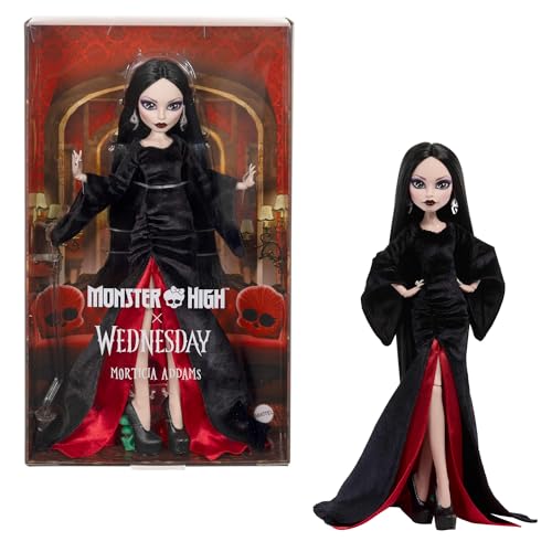 Monster High Wednesday Morticia Addams Doll - Dark Elegant Collectible Toy