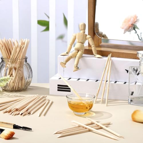 2400 Pcs Wooden Wax Applicator Sticks for Eyebrow Lip Nose Hair Removal - Facial Spatulas