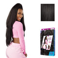 Sensationnel Instant Updown Half Wig & Ponytail Wrap - 1B Off Black