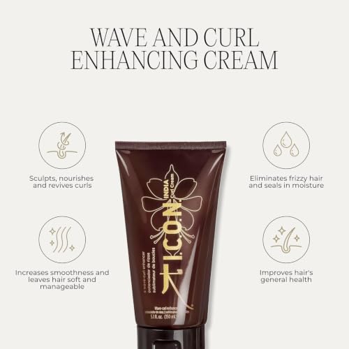 Curl Cream for Wavy & Curly Hair - Nourishing Styling & Frizz Control