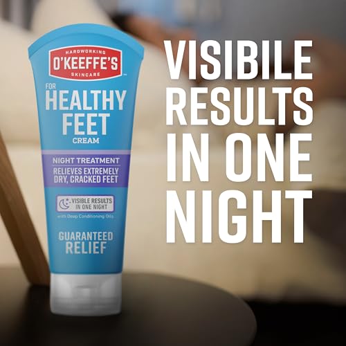 O'Keeffe's Healthy Feet Night Treatment Foot Cream 7 oz Tube Pack of 2