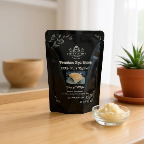 Upper EastSide L.L.C Premium Refined Unscented Raw Shea Butter, Natural Pure Form, 1 Pound