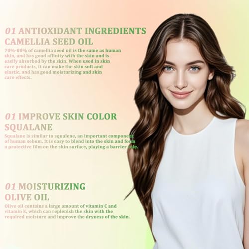 Zdiwond Rose & Camellia Travel Cleansing Oil Capsules - Gentle Makeup Remover for All Skin Types, 40 Single-Use Bottles