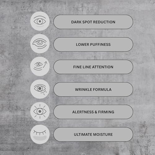 Men Pen Eye Revival Duo Caffeine Roller & Peptide Patches for Puffiness Dark Circles