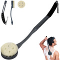 Back Brush Long Handle for Shower, 20.5¡± Back Bath Brush for Shower, Back Scrubber, Exfoliation and Improved Skin Health for Elderly with Limited Arm Movement, Disabled, Pregnant Women