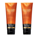 Men's Mahogany Teakwood Body Cream 8 oz Pack of 2 - Moisturizing, Vegan, Replenishing