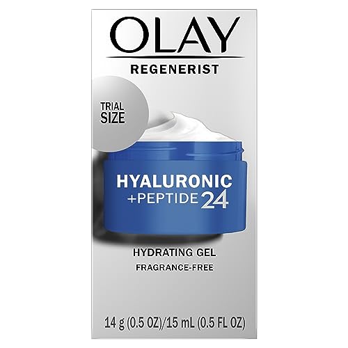 Olay Regenerist Hyaluronic Peptide 24 Gel Moisturizer 0.5 Fl Oz Pack of 2