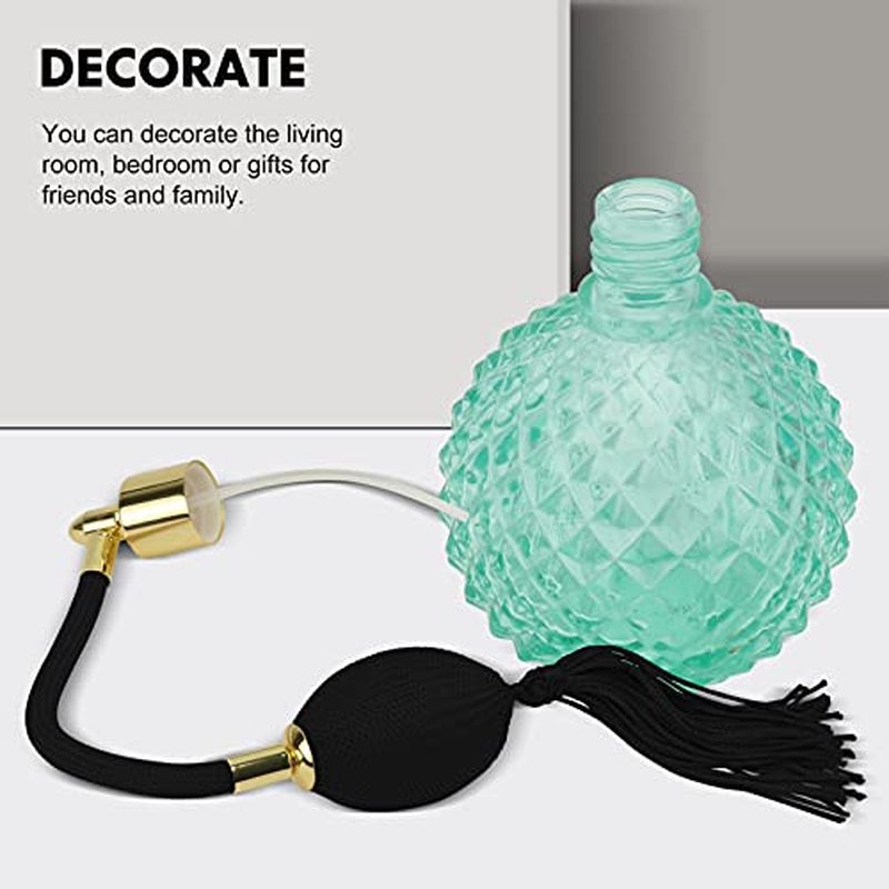 Lurrose Refillable Perfume Bottle: Vintage Perfume Bottle -, 100ml Travel Liquid Atomizer Refillable