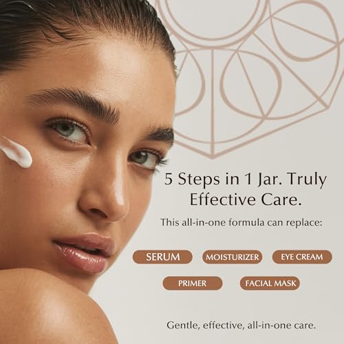 All-in-One Firming Face Cream - Anti-Aging Moisturizer with Hyaluronic Acid & Collagen