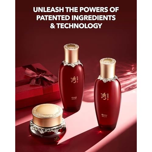 Sooryehan Hyobidam (Fermented Emulsion, 5.1fl oz) - Korean Skin Care. Moisturizing and Nourishing Facial Moisturizer by LG Beauty. Wild Ginseng.