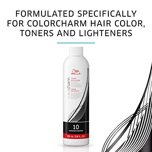 Hair Color Developer and Lightener Kit - 15.4 oz Cream Developer & Dust-Free Powder