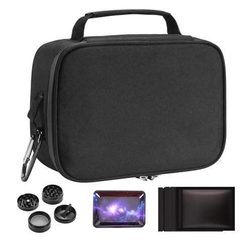 Water-Resistant Black Storage Carrier Bag with Lock & Accessories
