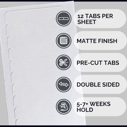 Single Sided Pro Hold Hair Extension Replacement Tape - 144 Tabs, 5-7 Weeks Wear