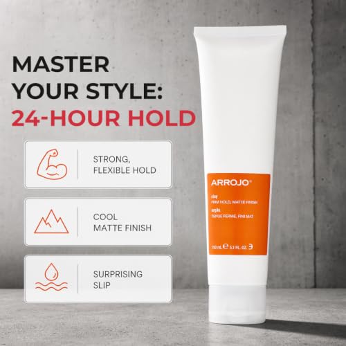 Men's Hair Clay Strong Hold Matte Finish 5.1 Fl Oz Styling Pomade