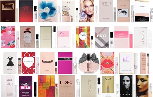 Luxury Perfume Sample Set of 12 for Women - High-End Fragrance Vials