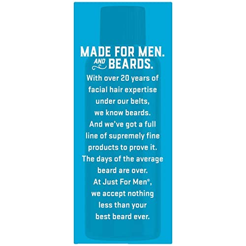 Just for Men Beard Oil with Vitamin E & Natural Oils — 1 Fl Oz - Supports Growth, Softens & Smoothes, Non-Greasy