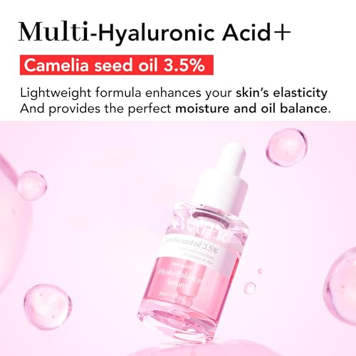 NOWATER Hyaluronic Acid Face Serum for Sensitive Skin - Niacinamide, Galactomyces ? Anti-Aging, Hydrating, Light-weight ? Fragrance-Free, Clean Korean Skin Care (1.01 fl.oz)