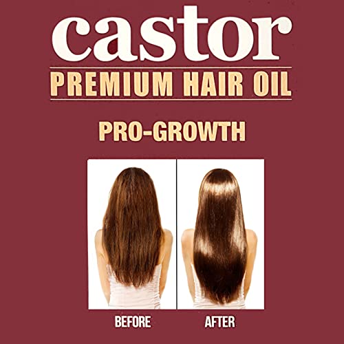 Difeel Pro-Growth Hair Care Set with Castor Oil - 3-PC Style: Shampoo & Conditioner 12oz EACH, & Hair Oil 8oz