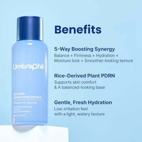 Rice PDRN Milky Toner with Niacinamide, Hyaluronic Acid & Ceramide for Glass Skin, Deep Hydrating Moisturizing Booster, Glow Essence, Korean Skin Care (5.07 Fl Oz / 150ml)