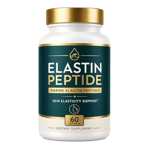 Elastin Peptide Skin Tightening Supplement for Skin Elasticity - 60 Capsules