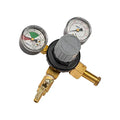 Taprite CO2 Beer Regulator Dual Gauge CGA320 Inlet 5/16" Barb Shutoff Brass