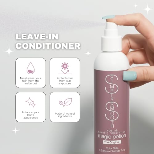 Magic Potion Leave-In Conditioner & Detangler Spray - 8.5 oz - Hair Smoothing & Frizz Control