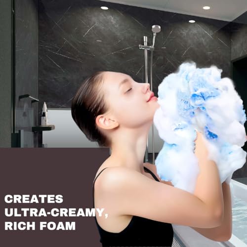 Samurai Cleanz, Resistant Exfoliating Washcloth for All Skin Types, Exfoliating Shower Towel, Premium Japanese washcloth, Deep Cleanse for Body Face, Quick Drying, Extra Long Design - Made in Japan