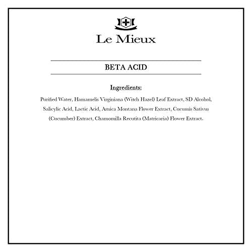 Le Mieux Beta Acid Clarifying Facial Toner for Oily & Blemish-Prone Skin 0.5 oz