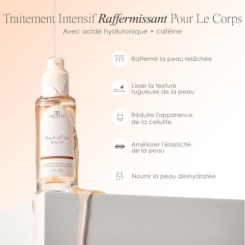 HydraFirm Body Gel by Project E Beauty | Firming and Sculpting | Reduce Cellulite | Body Shaping & Contouring | Tightens & Firms | Body Serum | Loose and Sagging Skin | 50ml
