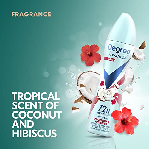 Fruity Coconut & Hibiscus Antiperspirant Deodorant Spray 3.8 oz - Pack of 3