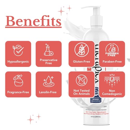 Theraplex Hydro Lotion 8 oz - Hypoallergenic, Paraben-Free, Dermatologist Recommended