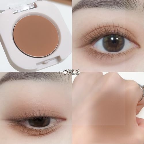 BestLand Single Pressed Eyeshadow ? Long-Lasting Matte & Shimmer Finish, Ultra-Pigmented Silky Texture, Blendable Cream Powder Formula for Effortless Day & Night Eye Looks (4PCS Set A)