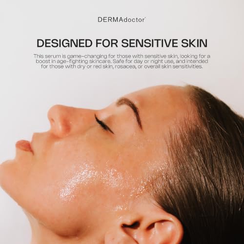 DERMAdoctor Bakuchiol Serum for Face - Calm Cool + Corrected - Anti-Aging, 1.01 oz