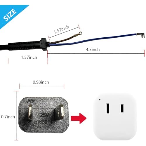 00647-500 Clipper Cord for Wahl (NEW Style - Check Wires at End of Cord) 647-500 Hair Clipper Cord Five Star Sr, Senior, SuperTaper, Designer, Balding, Magic Clip