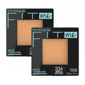 Maybelline Fit Me Matte Poreless Powder Makeup - Warm Sun 0.29oz Pack of 2 Variation 334 WARM SUN