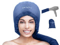 Glow by Daye Large Bonnet Hair Dryer Attachment, Adjustable, Fast Drying, Navy