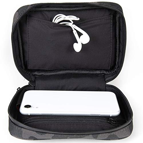 Camo 7 Inch Lockable Odor Sealing Pouch with Hidden Storage - Carbon Lined