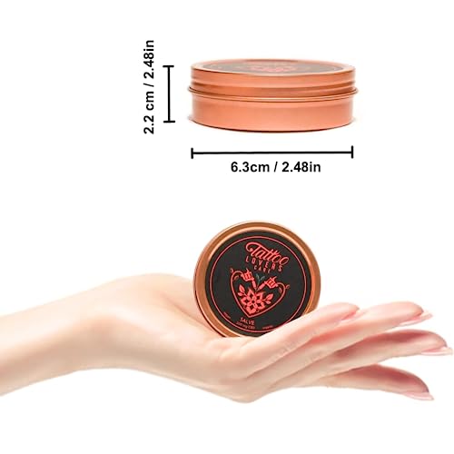 Tattoo Aftercare Salve 2oz Moisturizer for Healing & Redness Relief - Natural Ingredients