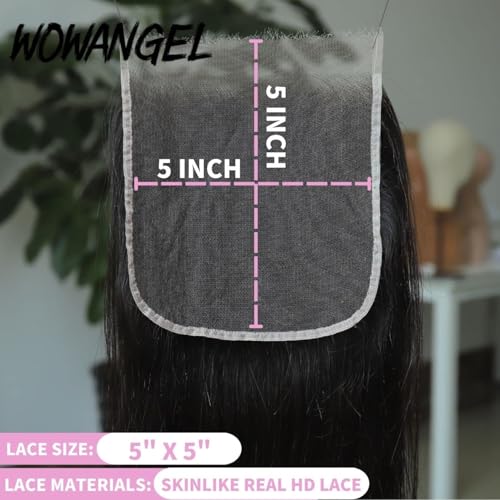 5x5 Real HD Lace Closure - Body Wave, 14 Inch, Ultra-Thin Skinlike Swiss HD