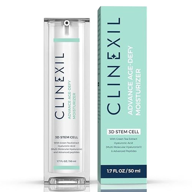Advanced Age-Defy Moisturizer - 1.7 FL OZ | Stem Cell Serum for Face with Multi-Molecular Hyaluronic Acid, Dual Peptides & Collagen for Multi Layer Hydration, Anti-Aging, & Wrinkle Reduction.