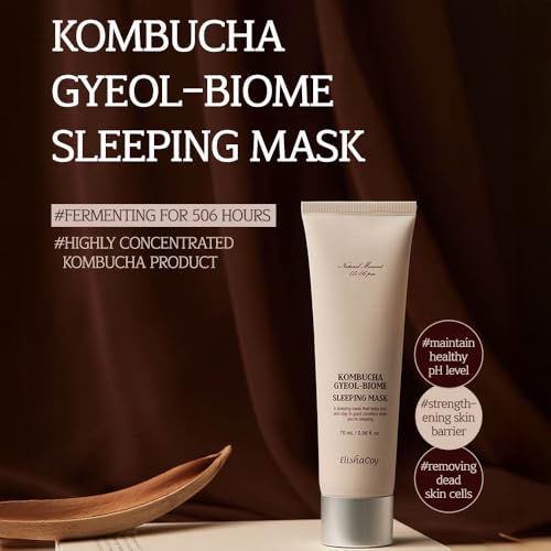 Elishacoy Kombucha Gyeol-Biome Overnight Face Mask 70ml - Hydrating Skin Care