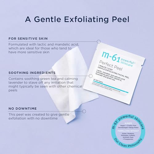 30 Count Facial Peel Pads - Gentle Exfoliating Skin Resurfacing Treatment