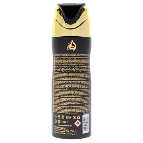 Lattafa Asad Men Body Spray 6.67 oz Pack of 3 - Long Lasting Masculine Fragrance