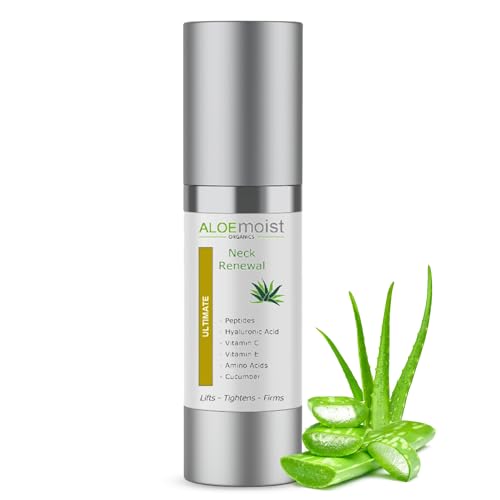 Advanced Neck Firming Cream Anti Aging Skin Firming Neck cream for tightening & lifting Wrinkles, Sagging or Crepe Skin Under Chin, Face and Chest with Peptides, Vitamin C & Hyaluronic Acid