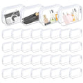 36 Pack Clear Makeup Bags - Travel Cosmetic Organizer Pouches, Waterproof PVC