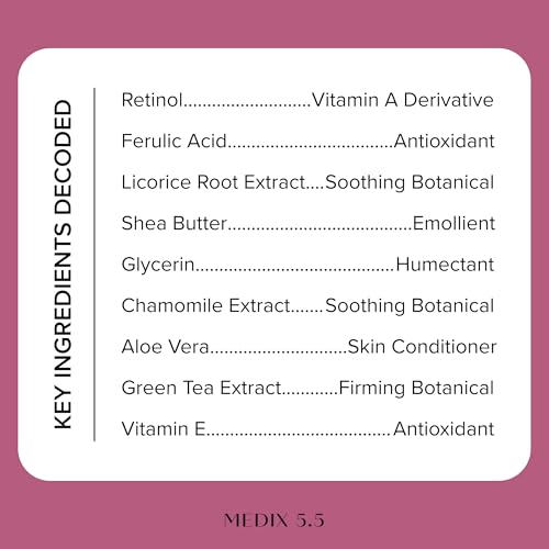 Medix 5.5 Collagen & Retinol Cream Set for Face & Body – Anti-Aging Moisturizer Bundle